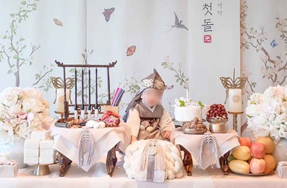 원파티 화조도 사진
